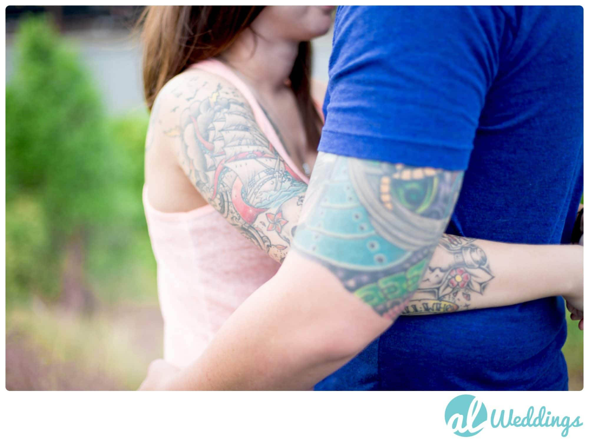 Birmingham,Tattoos,engagement,railroad park,