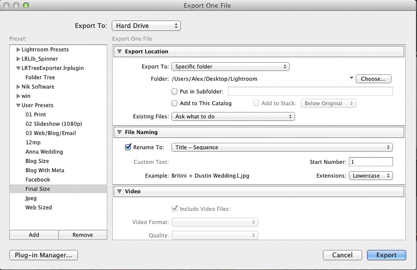 Lightroom Hierarchy Export1