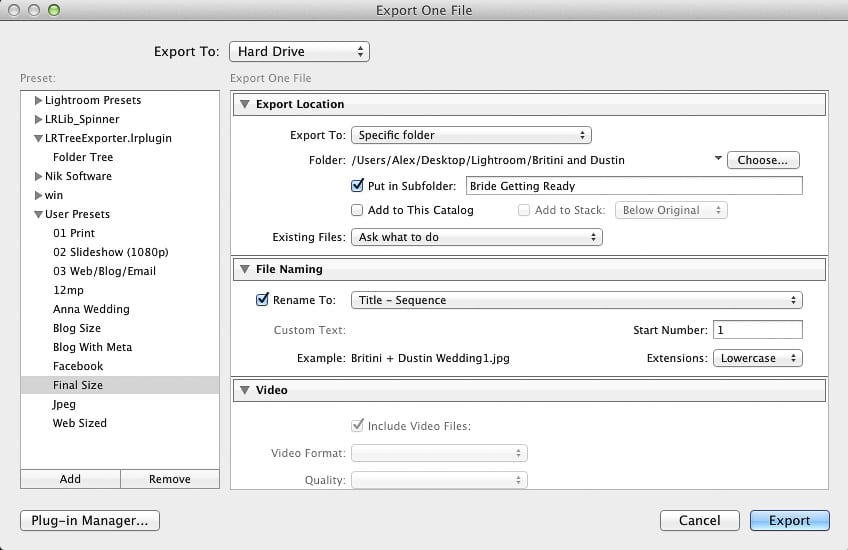 Lightroom Hierarchy Export3