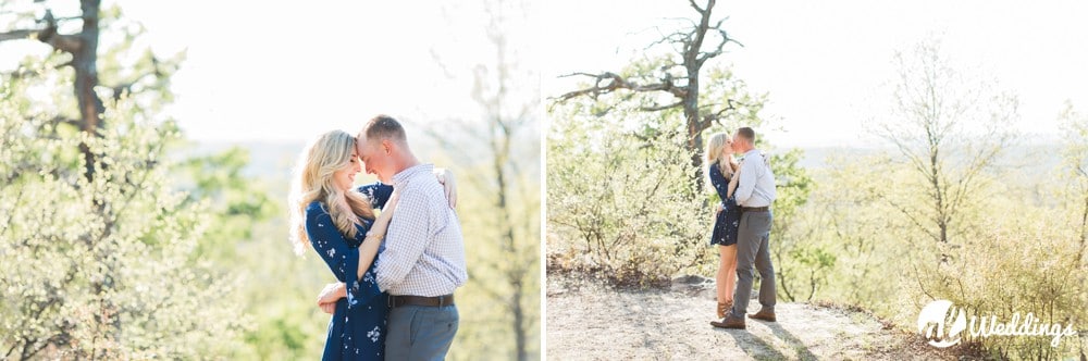 Oak Mountain Spring Engagement Session Photography 10