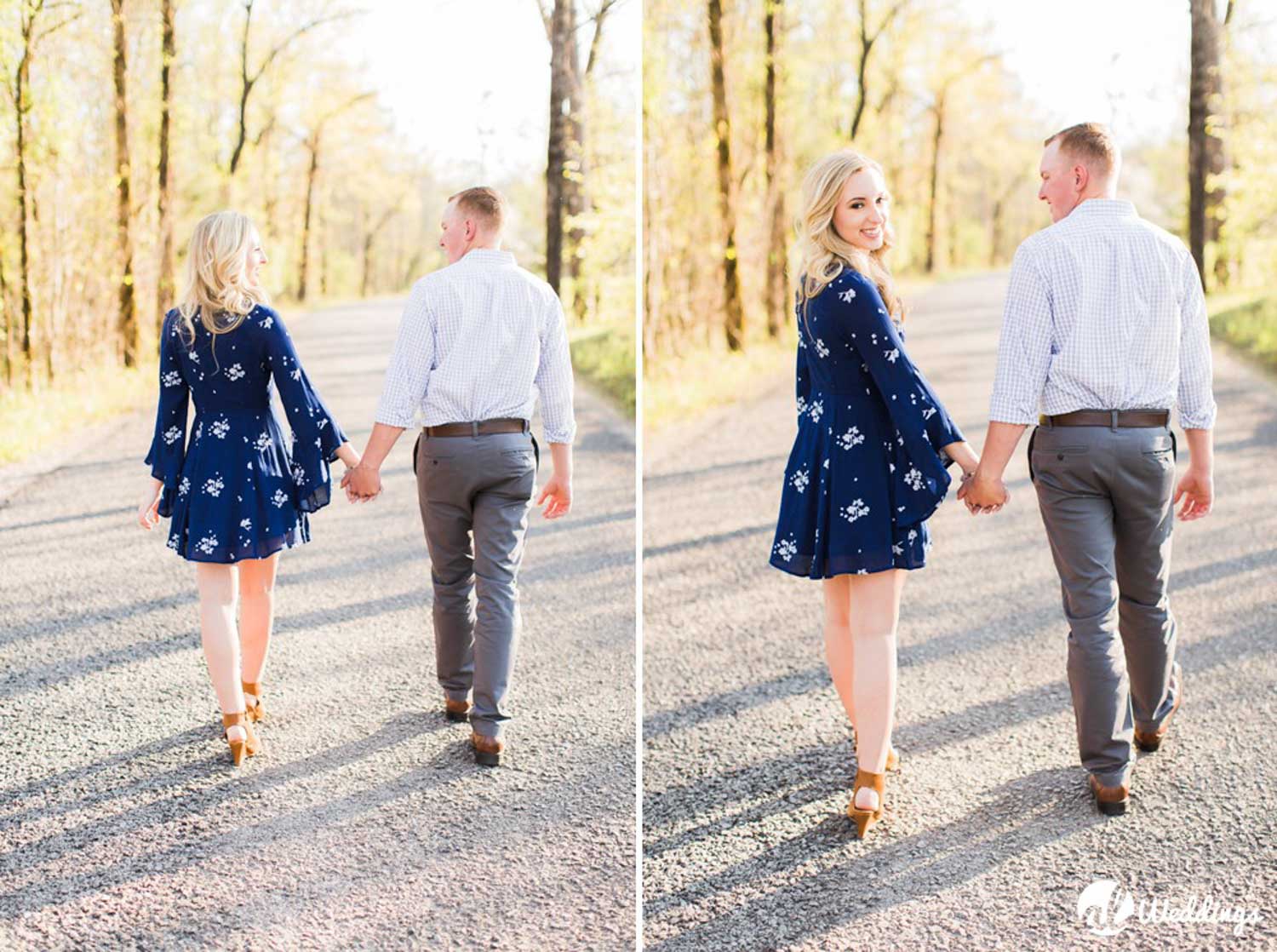 Oak Mountain Spring Engagement Session Photography 11