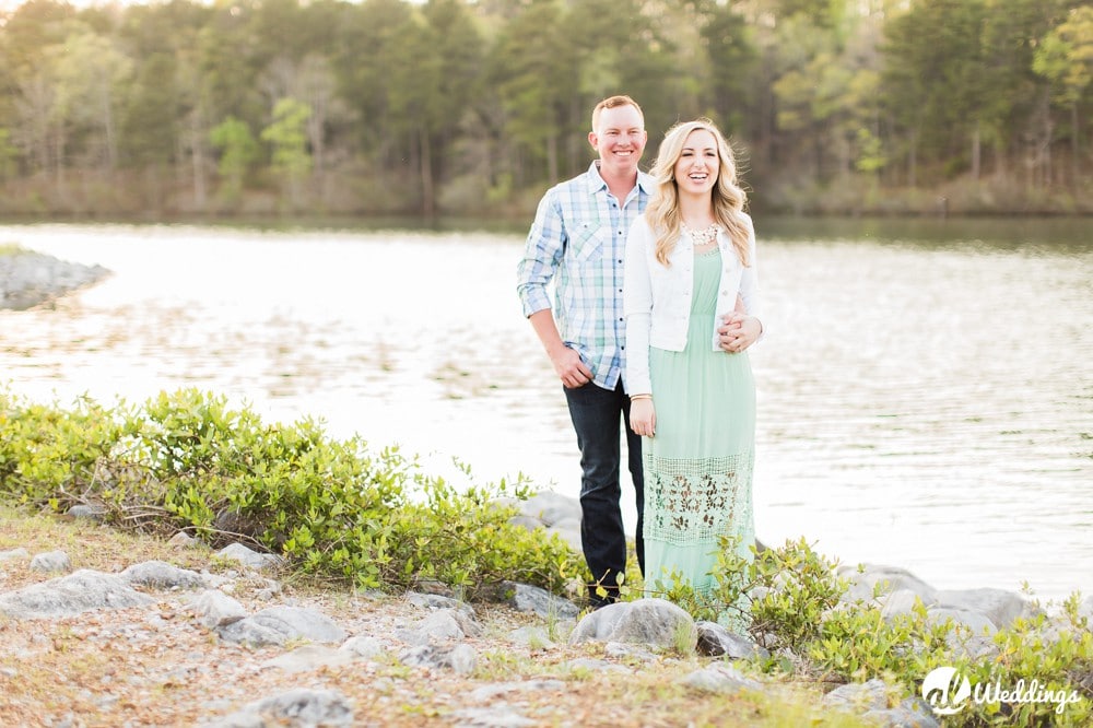 Oak Mountain Spring Engagement Session Photography 16