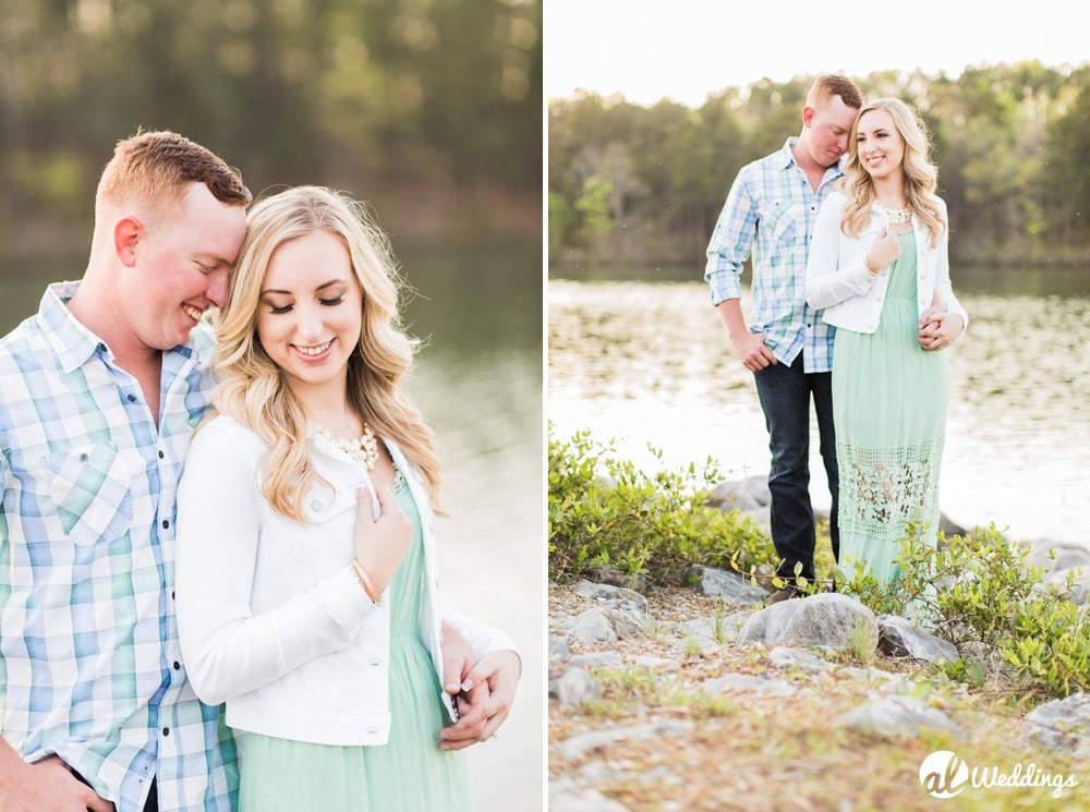 Oak Mountain Spring Engagement Session Photography 17