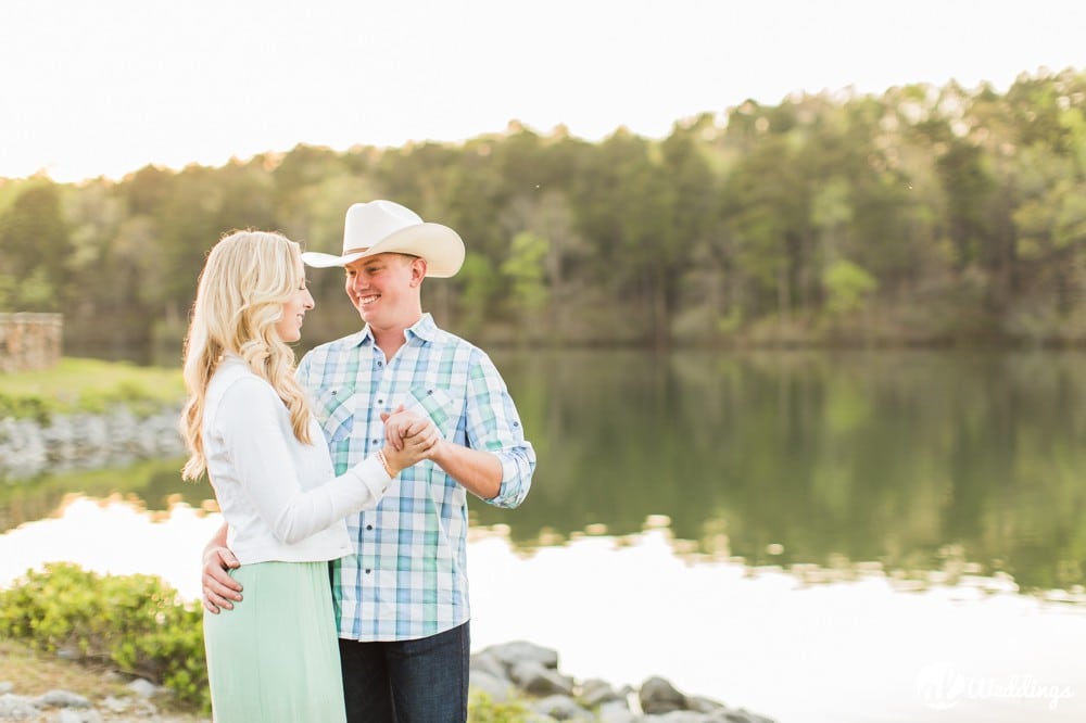 Oak Mountain Spring Engagement Session Photography 25
