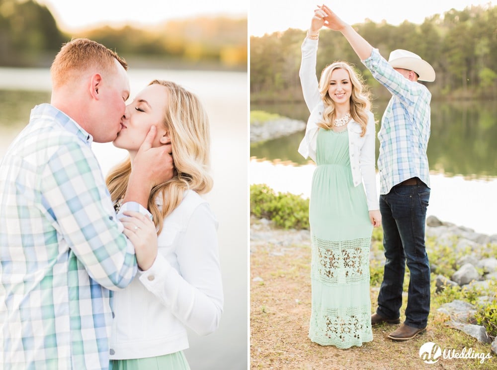 Oak Mountain Spring Engagement Session Photography 26