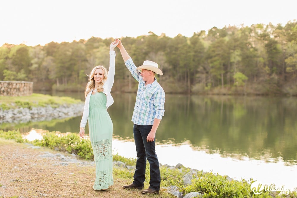 Oak Mountain Spring Engagement Session Photography 28
