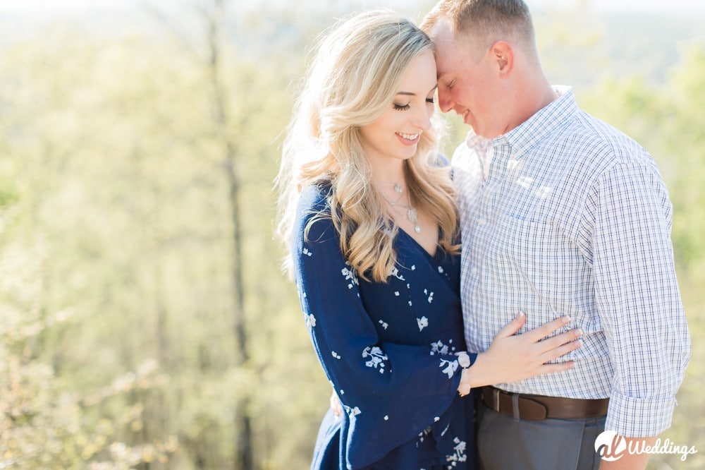 Oak Mountain Spring Engagement Session Photography 6