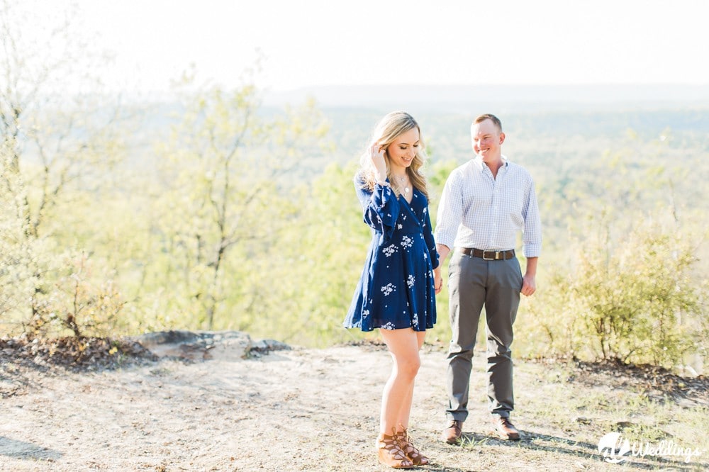 Oak Mountain Spring Engagement Session Photography 7