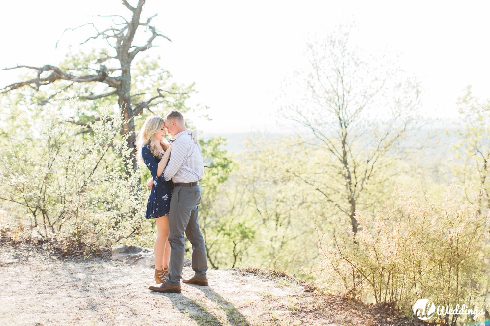 Oak Mountain Spring Engagement Session Photography 9