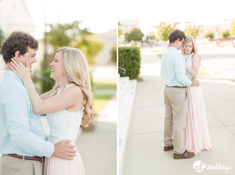 Downtown Opelika Alabama Engagement Session 10