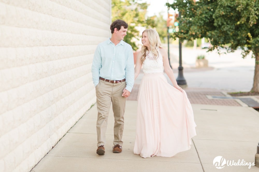 Downtown Opelika Alabama Engagement Session 37