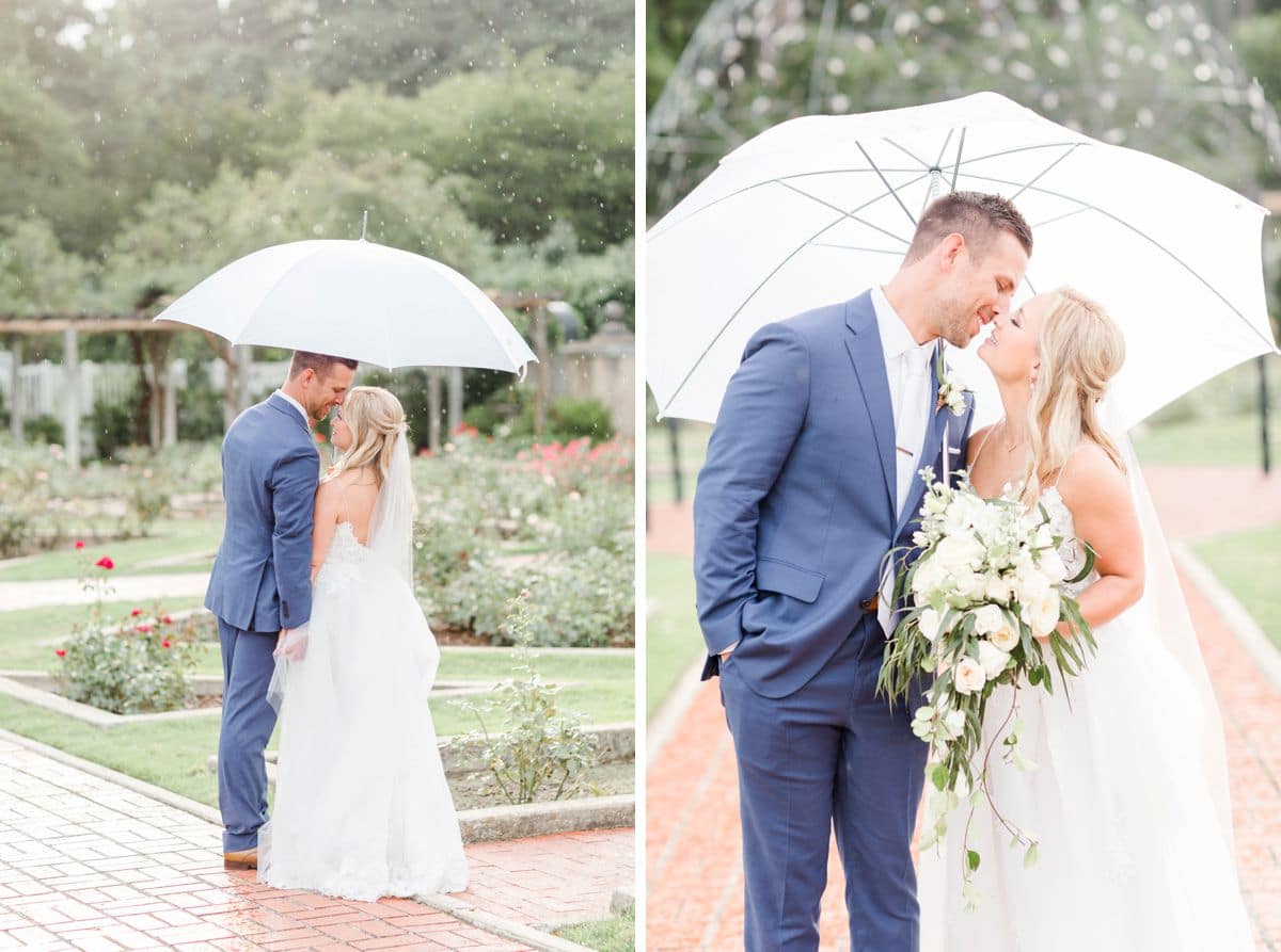 What to wear to shop a rainy day wedding